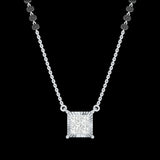 Diamond & Black Onyx Necklace ES361005