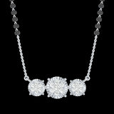 Diamond & Black Onyx Necklace ES361007